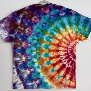 2XL Tall Unisex T-Shirt, Rainbow Ripple