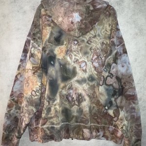 XXL Unisex Zip-Up French Terry Hoodie, SandStorm