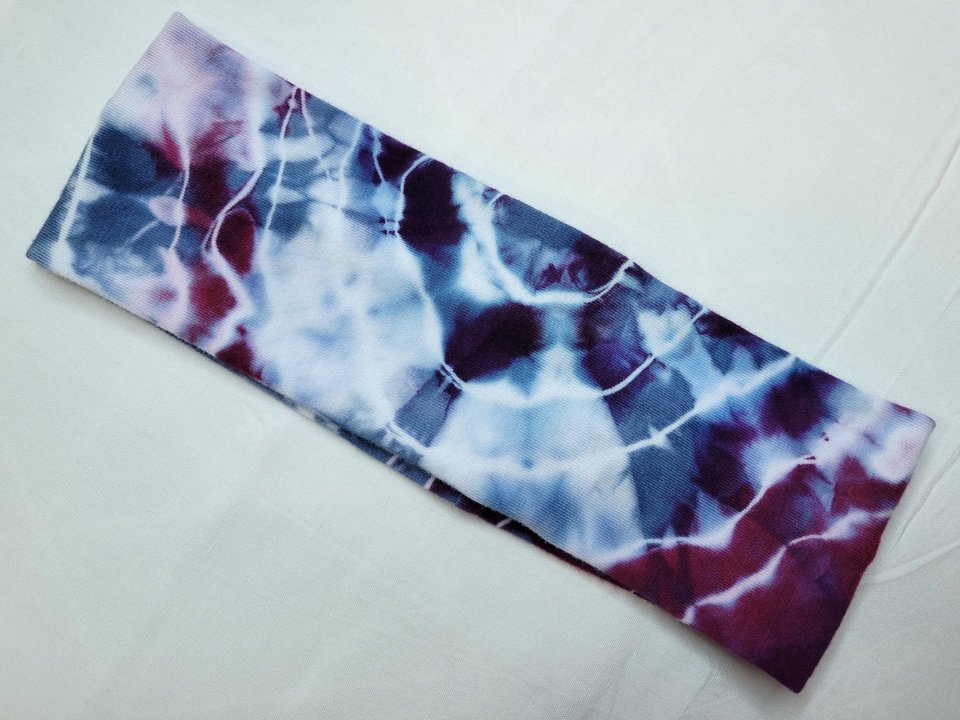 Headband, Cranberry Geode