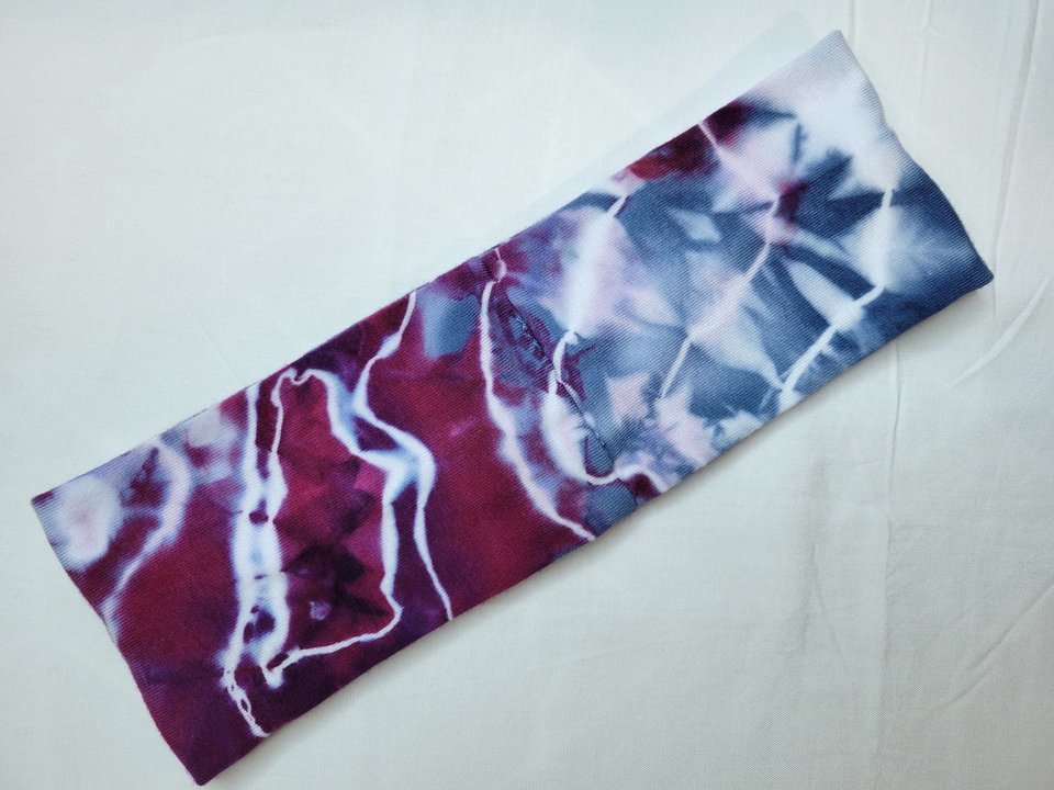 Headband, Cranberry Geode
