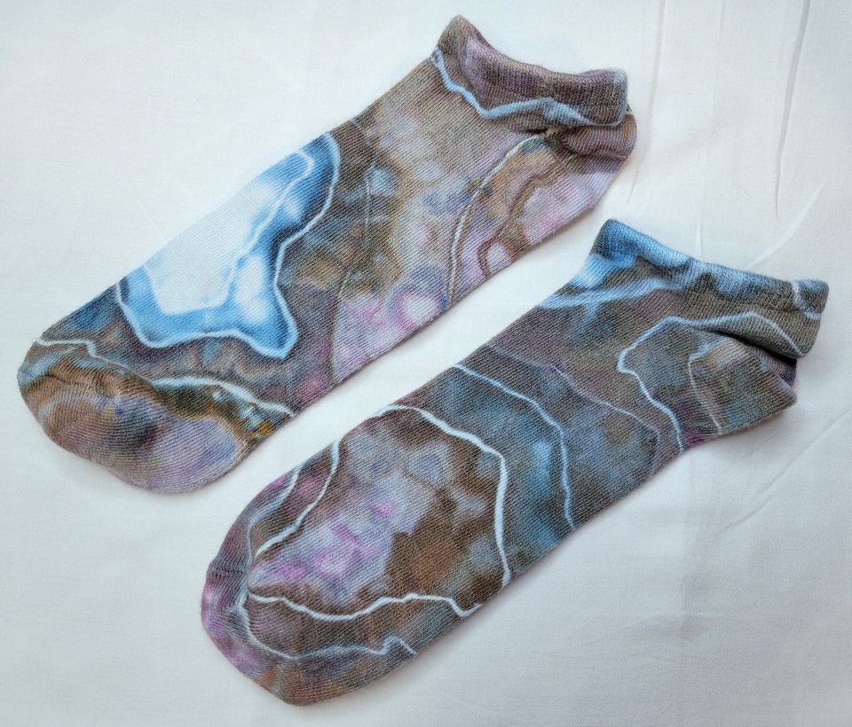 Socks, Bamboo, Size 11-13 Footie, Coastal Fog