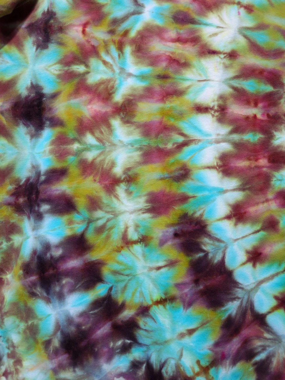 18/20 1X V-Neck T-Shirt, Golden Plum Dendrite