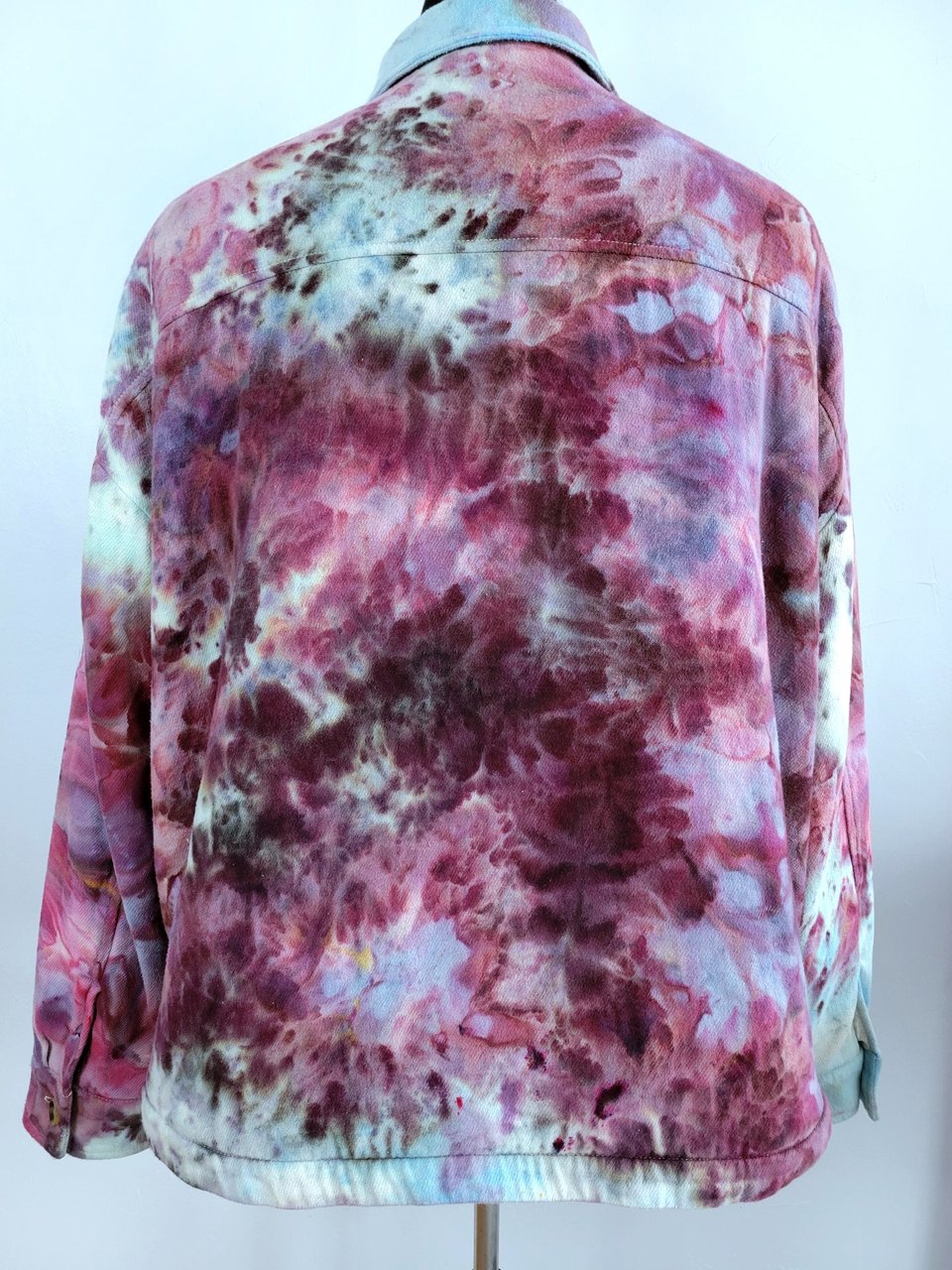 XXL Sherpa Lined Flannel Shacket, Peonies