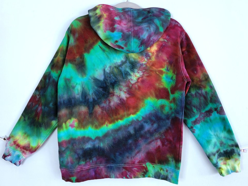 L Youth Size Hoodie, Electric Fringe