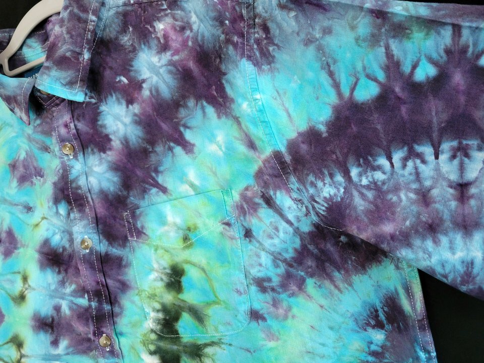 XL Tall Linen Shirt, Forest Sprite