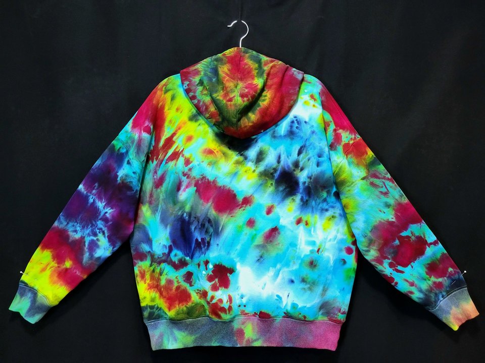 XL Buffalo Hoodie, Bright Chaos
