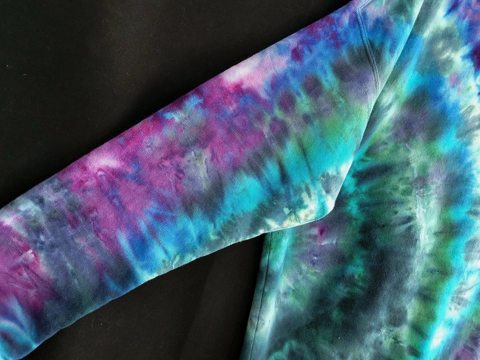 2X Hoodie, Peacock Ripple