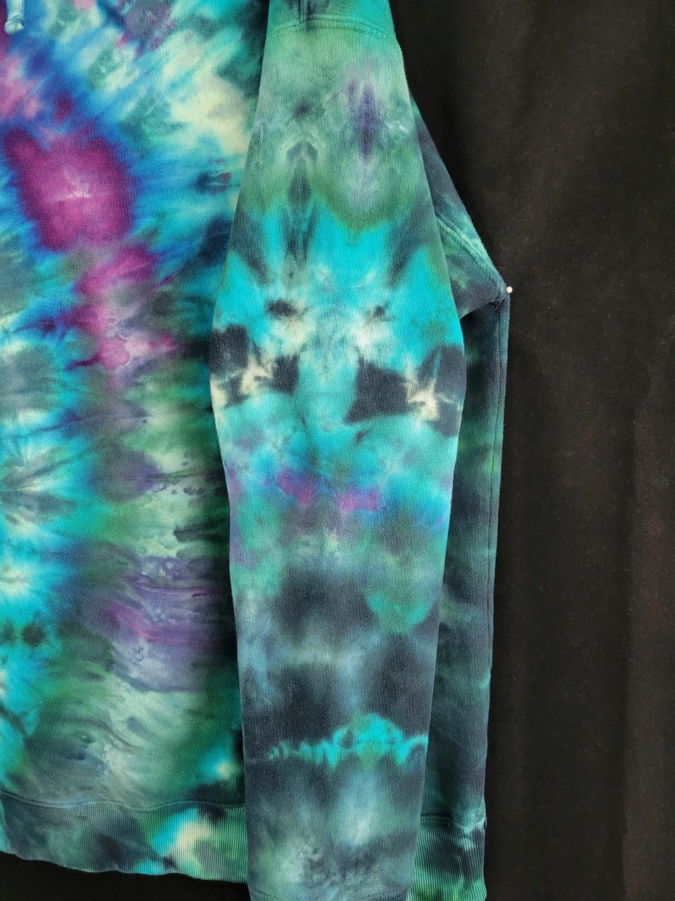 2X Hoodie, Peacock Ripple