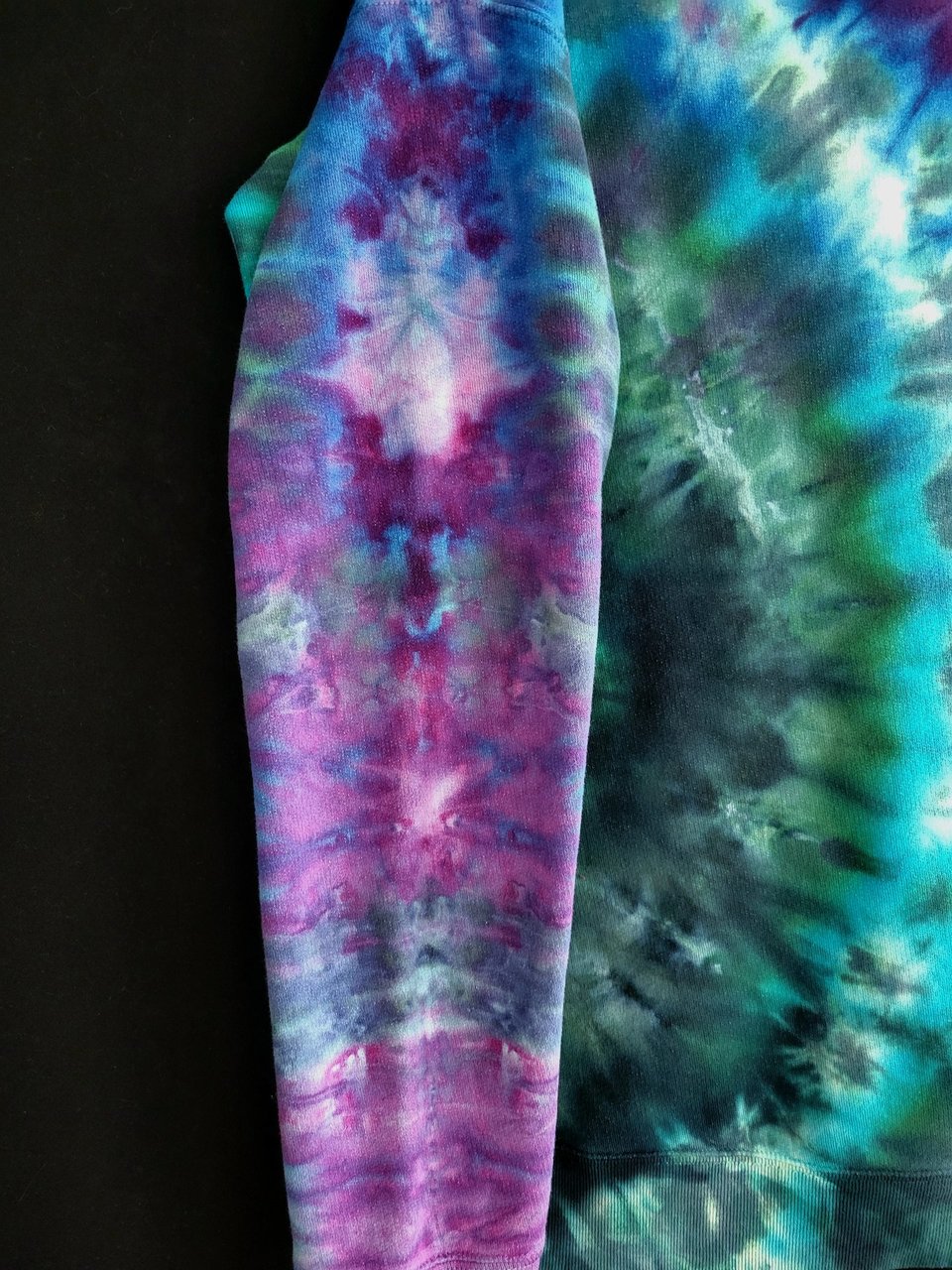 2X Hoodie, Peacock Ripple