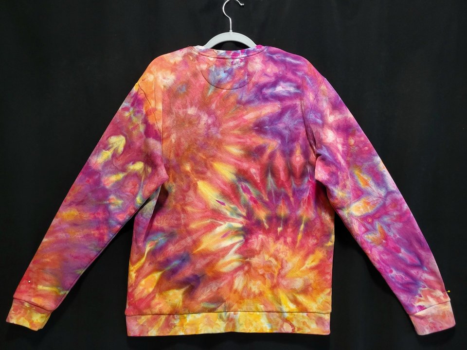 L Pocket Sweatshirt, Flamingo Fire
