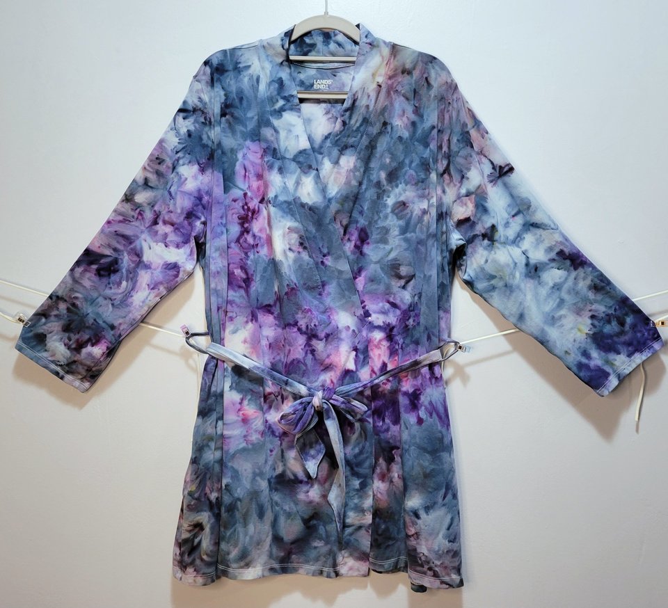 1X/2X Robe, Watercolor Floral
