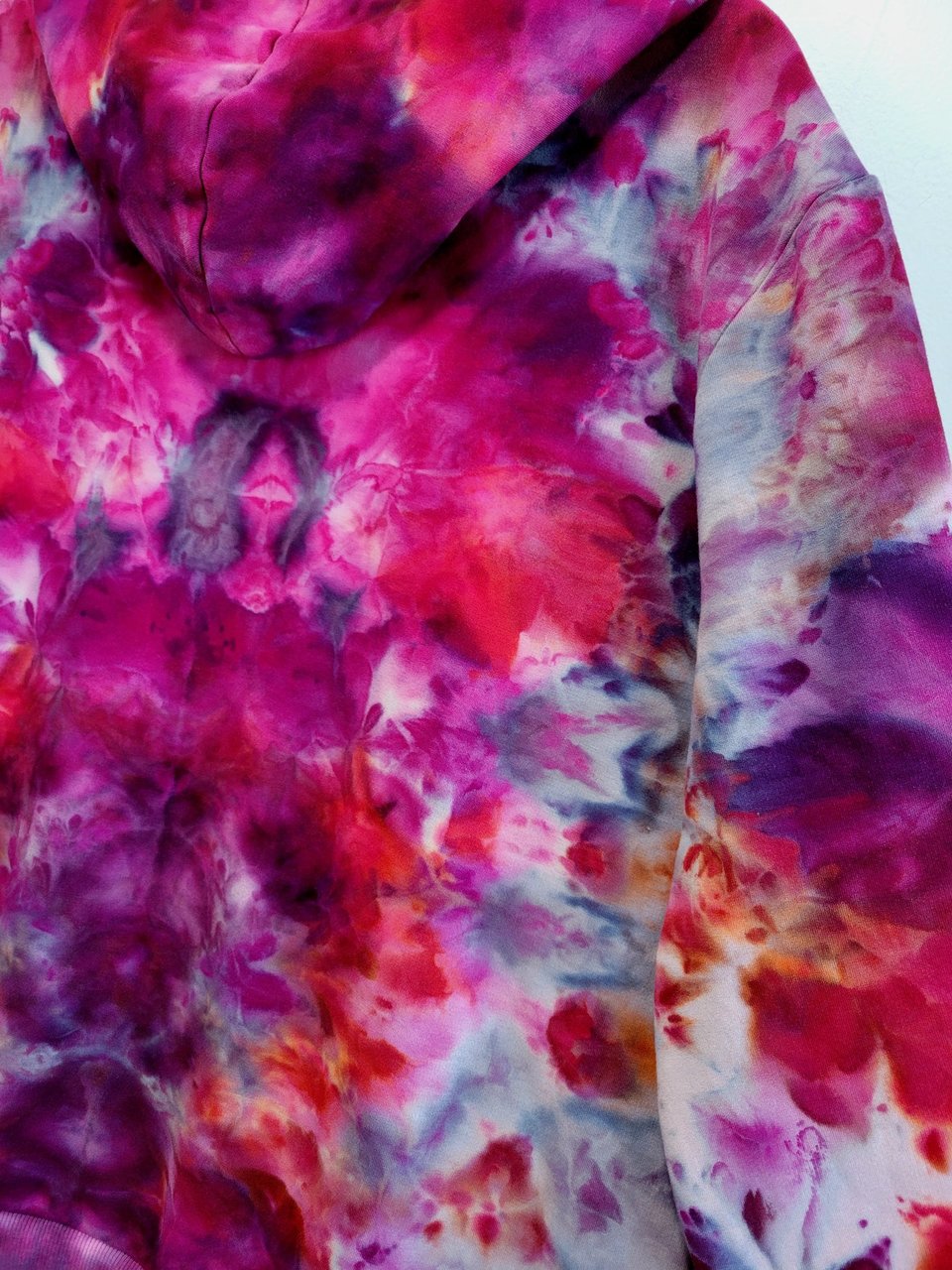 XL Zip-Up Bamboo Hoodie, Fuchsia Fire