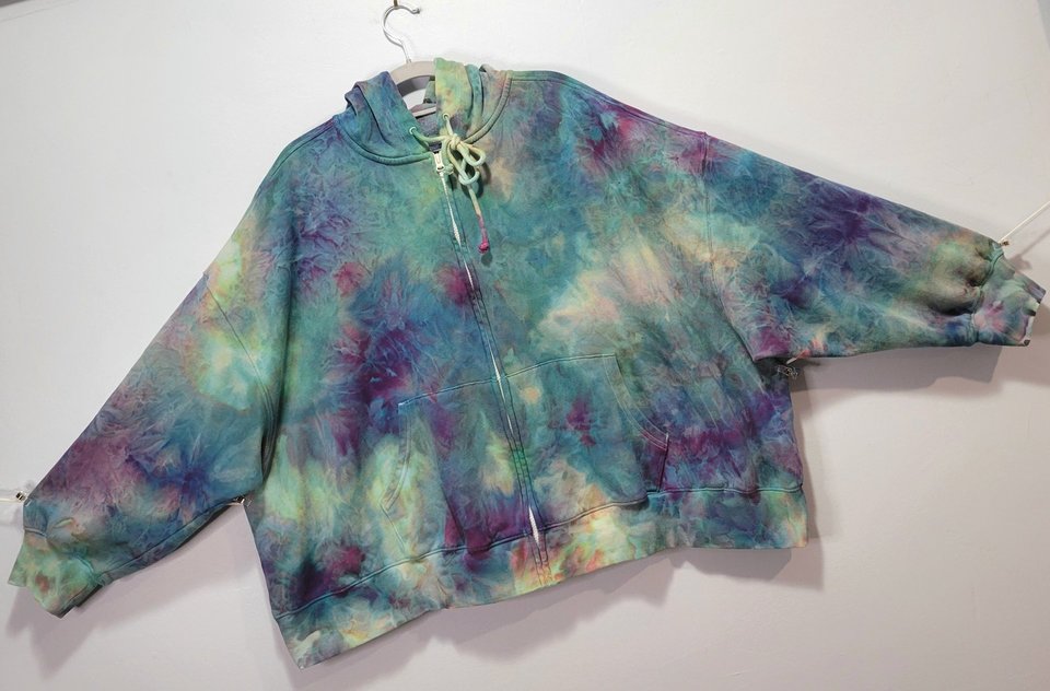 4X Women's Zip-Up Hoodie, Mind Bender B