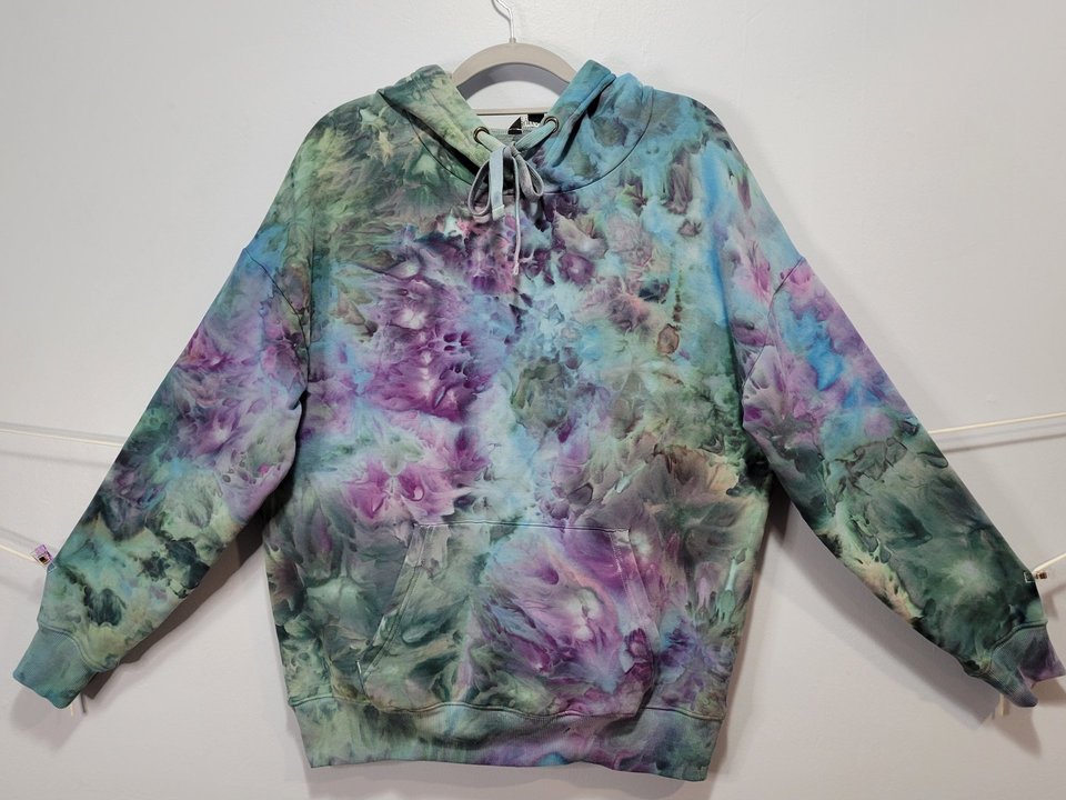 M Bamboo Hoodie, Lilac Garden