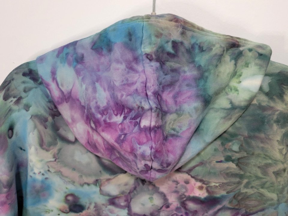 M Bamboo Hoodie, Lilac Garden