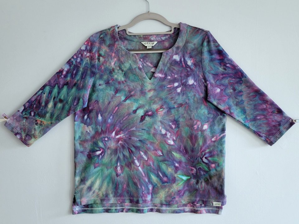 M 3/4 Sleeve Shirt, Mind Swirl