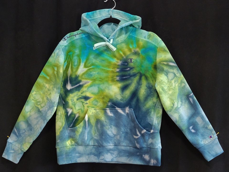 S Ladies Herringbone Hoodie, Sea Waves