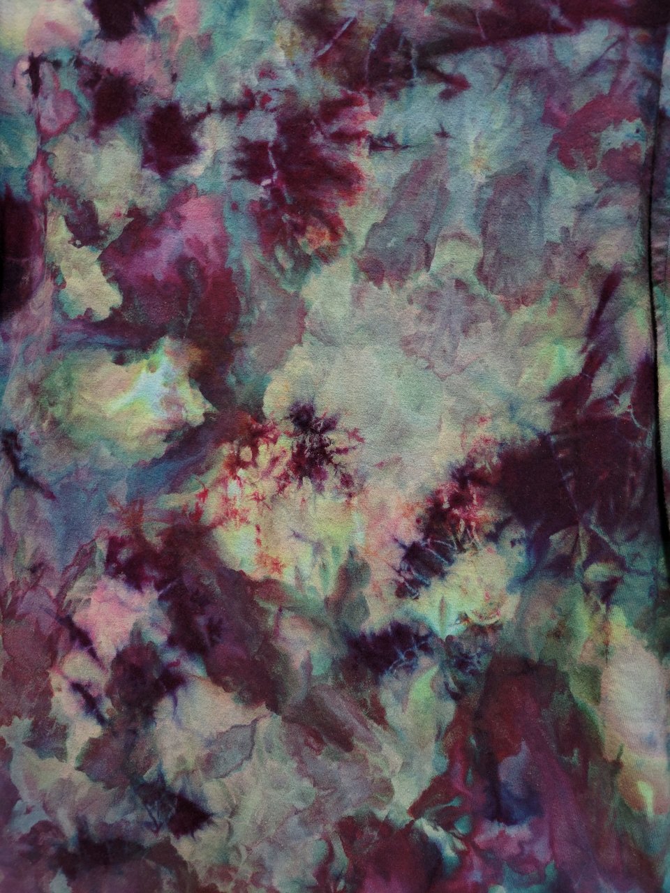 L Long Sleeve T-shirt, Plum & Teal