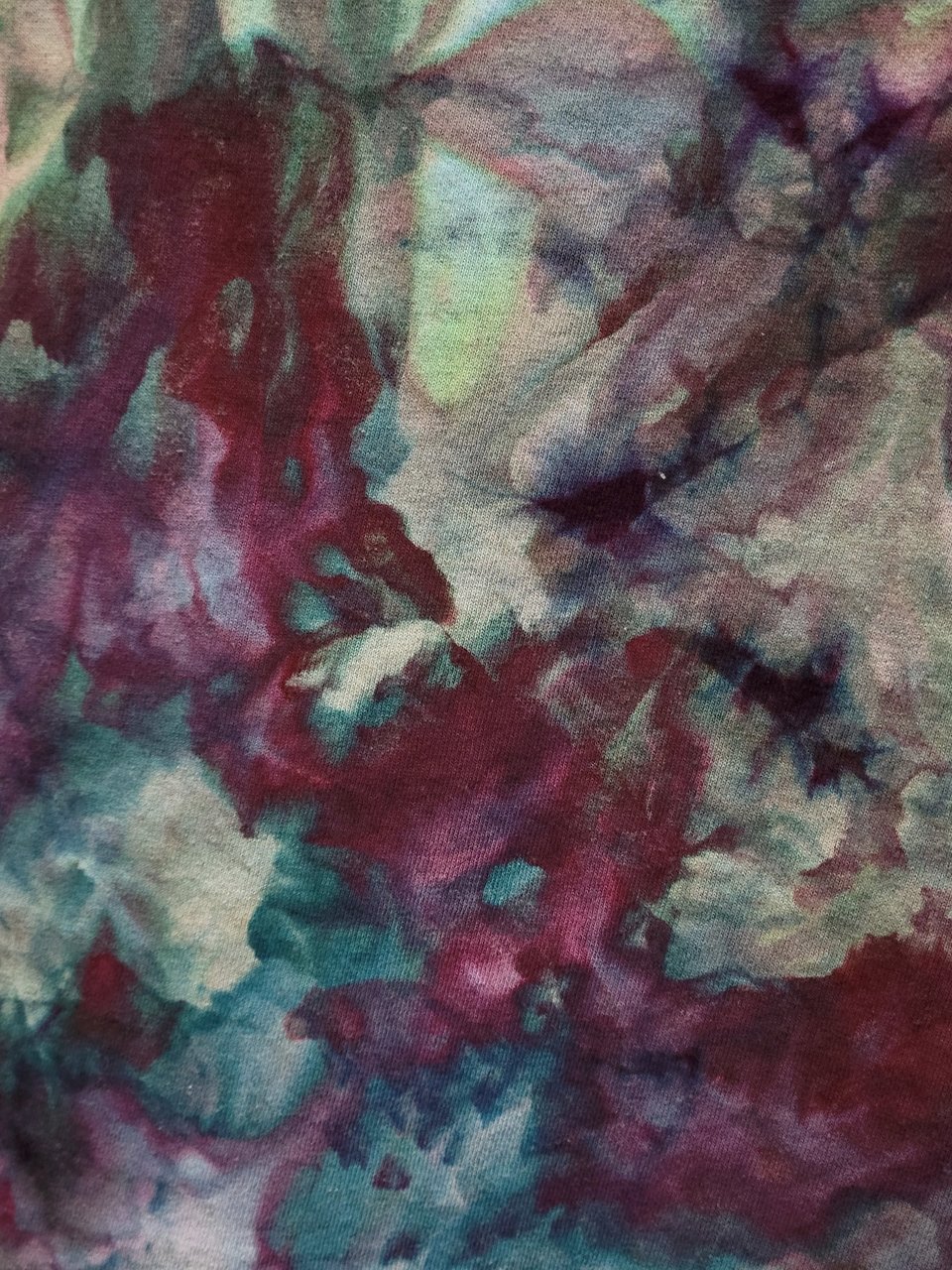 L Long Sleeve T-shirt, Plum & Teal