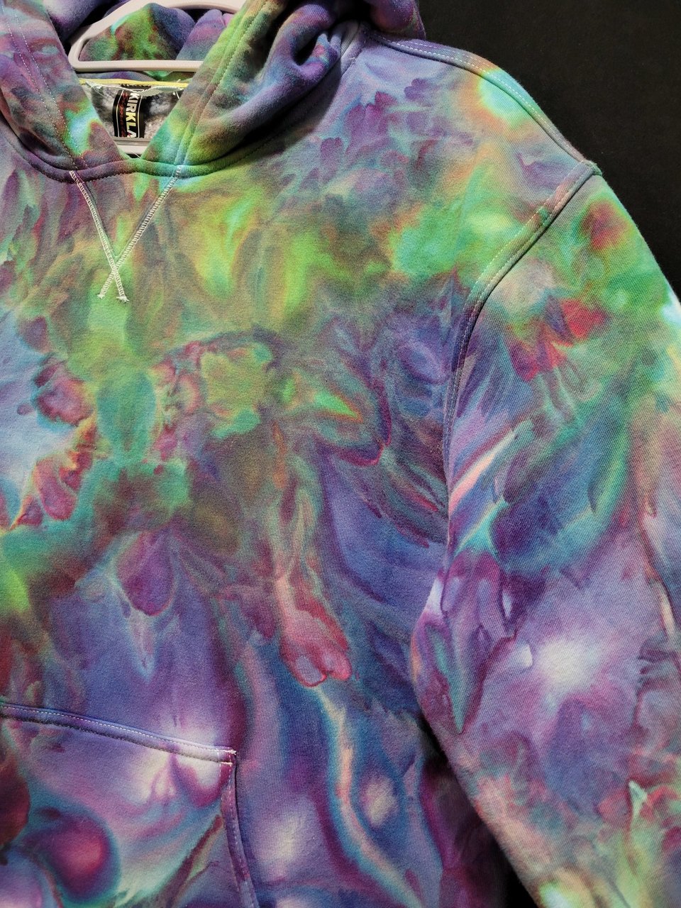 L Hoodie, Mind Bending Watercolor