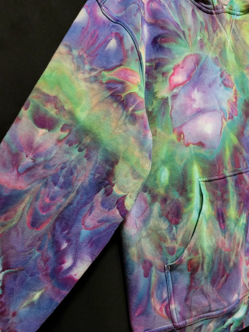 L Hoodie, Mind Bending Watercolor