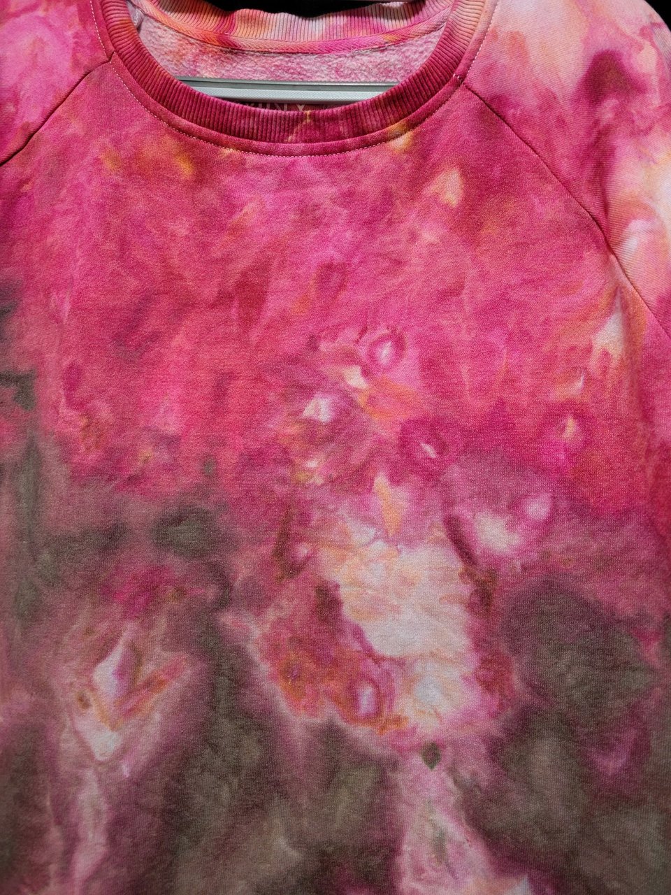2X Upcycled Sweatshirt, Rose Watercolor