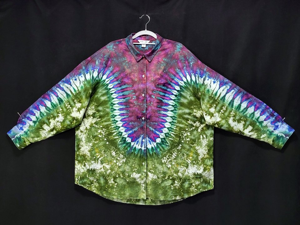 XL Tall Big Shirt, Funky Tuxedo