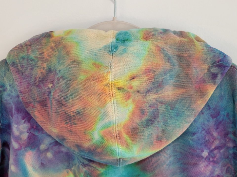 XL Tall Zip Up Hoodie, Mind Bending Clouds