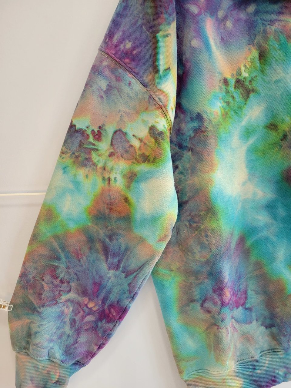XL Tall Zip Up Hoodie, Mind Bending Clouds