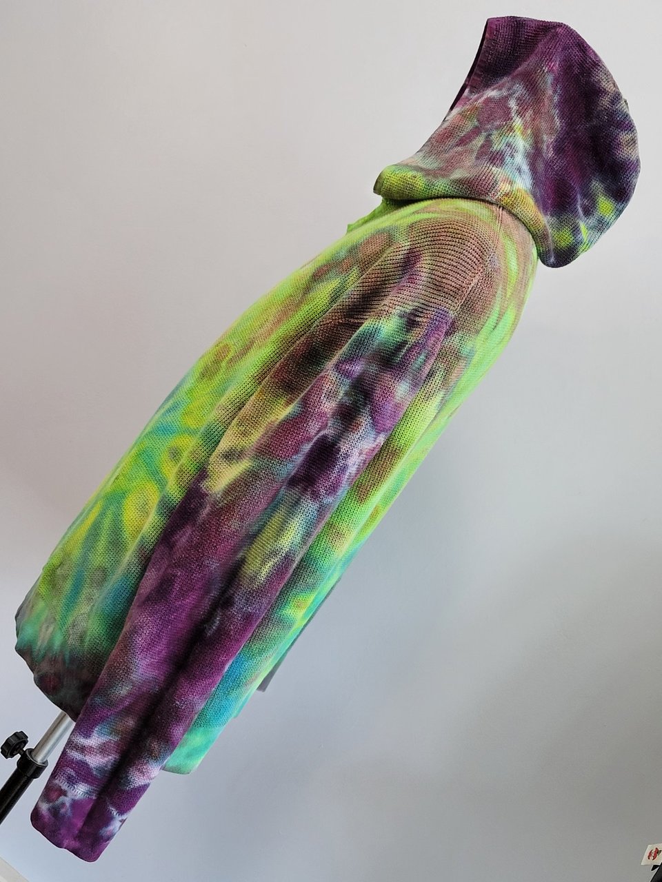 XXL Sweater Knit Hoodie, Crazy Swirls
