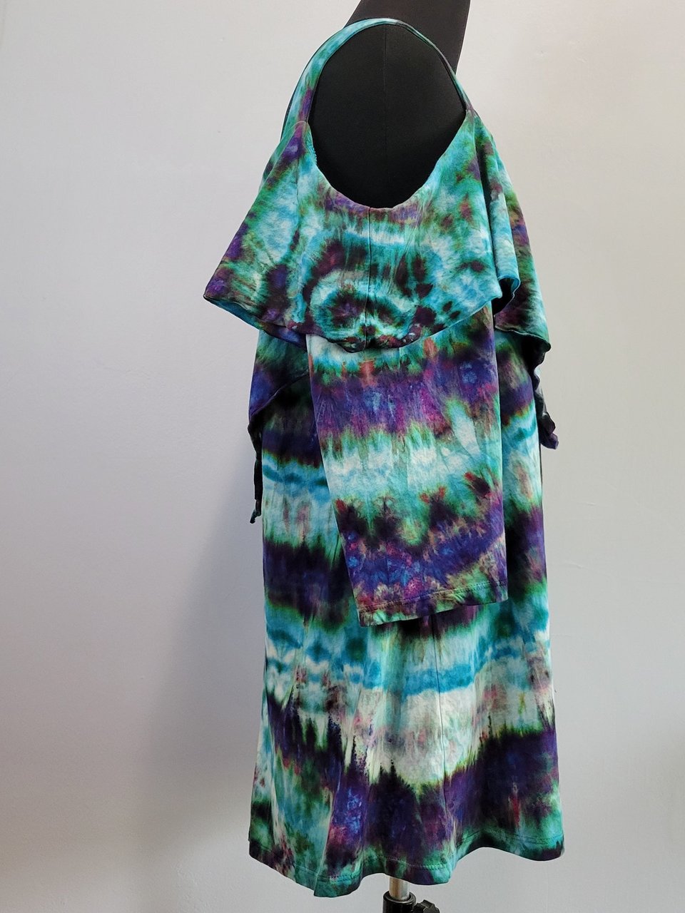 1X/2X Strap Shoulder Tunic, Mind Twist