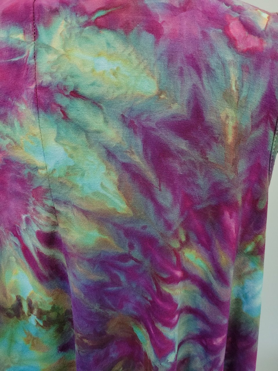 Size 20 Tunic Tank, Strawberry Skies