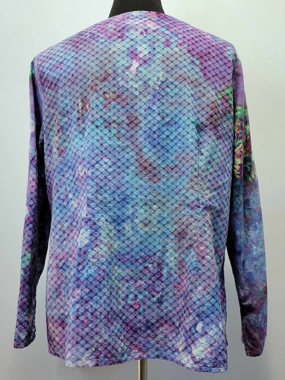 14/16 Upcycled Eyelet Blouse, Mindbender B
