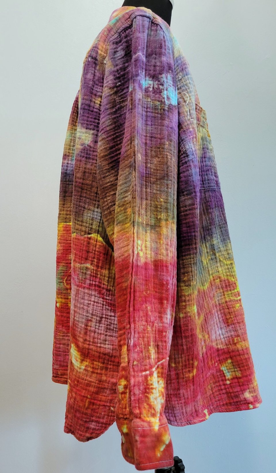 3X LL Bean Gauze Shirt, Wild Geode