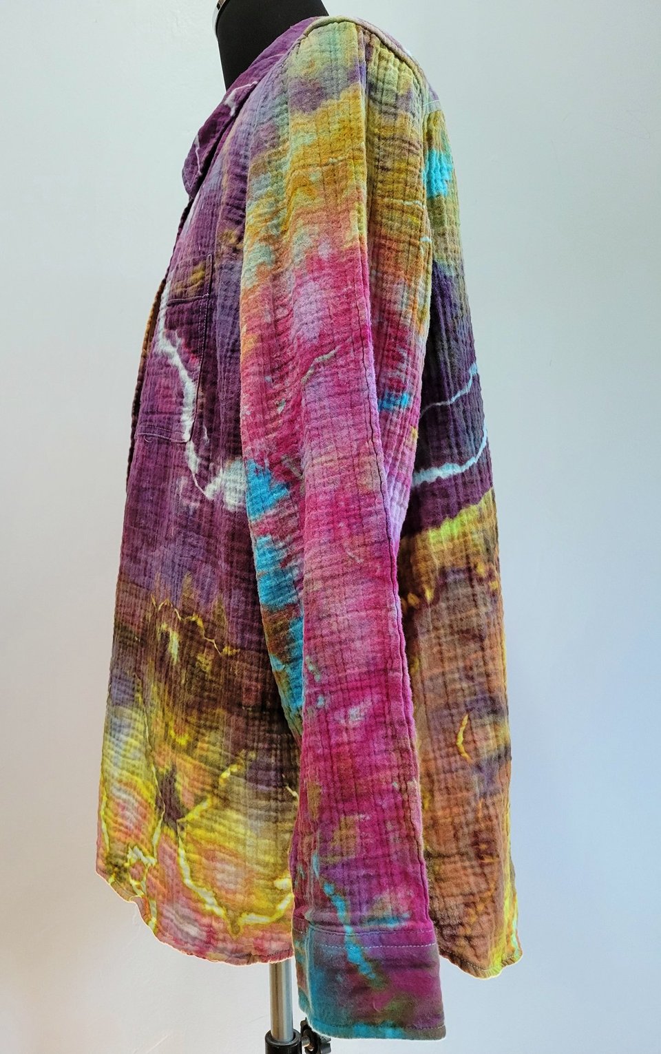 3X LL Bean Gauze Shirt, Wild Geode