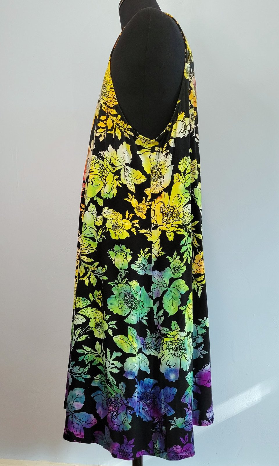 XXL Tank Dress, Rainbow Floral