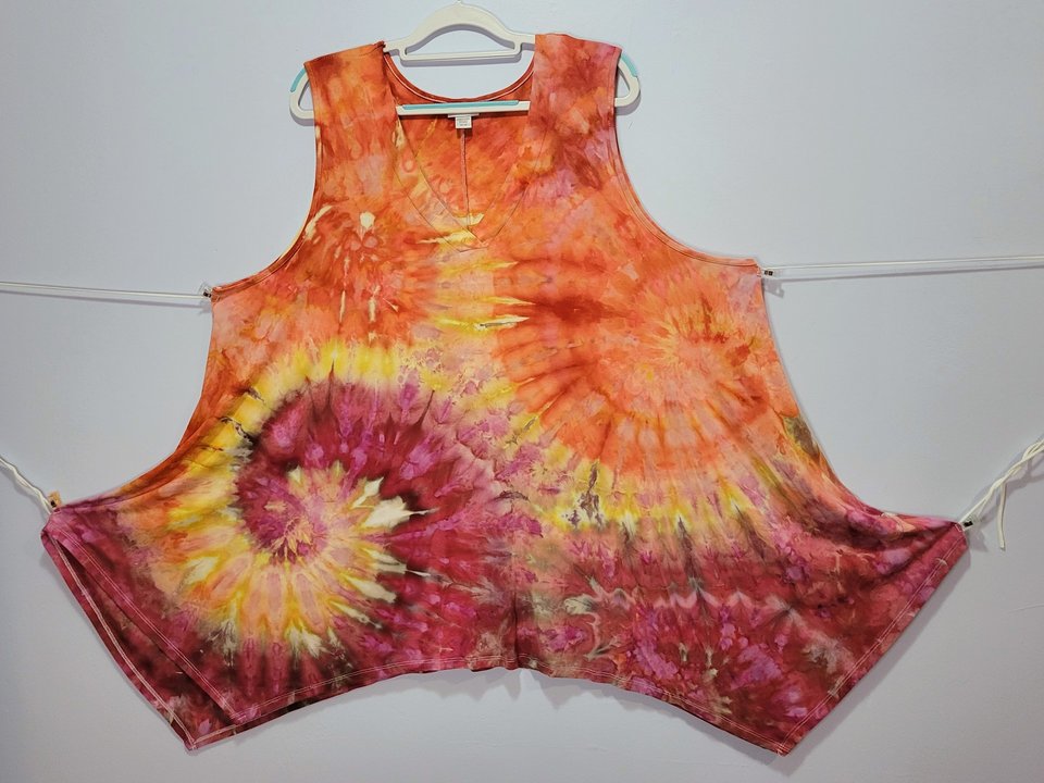 26/28 Viscose Swing Tank, Southwest Swirls