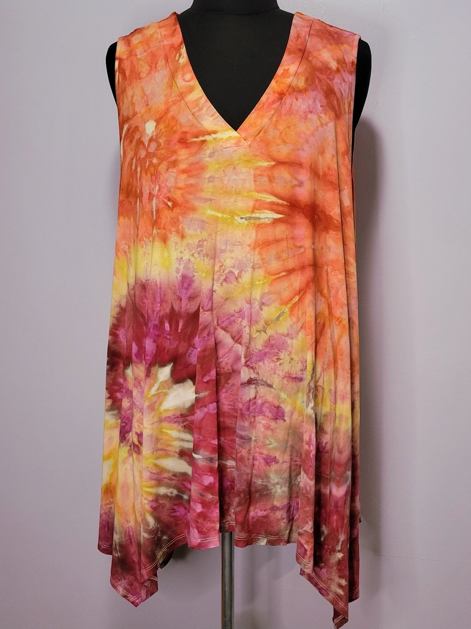 26/28 Viscose Swing Tank, Southwest Swirls