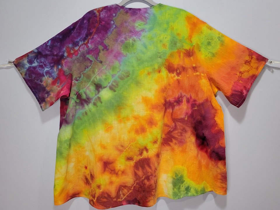 3XL Asian Top, Rainbow