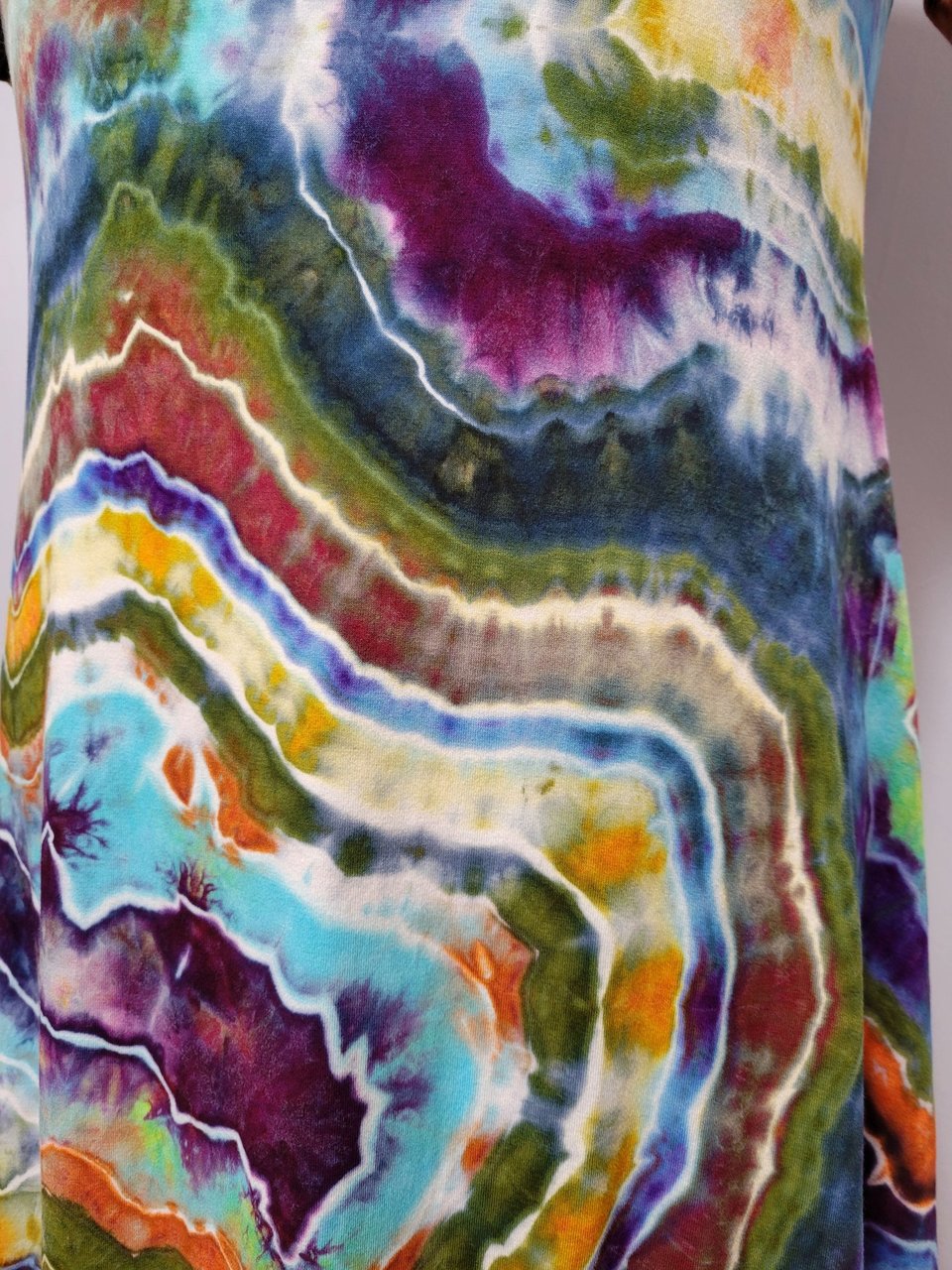 M/L Hanky Hem Tunic, Wild Geode