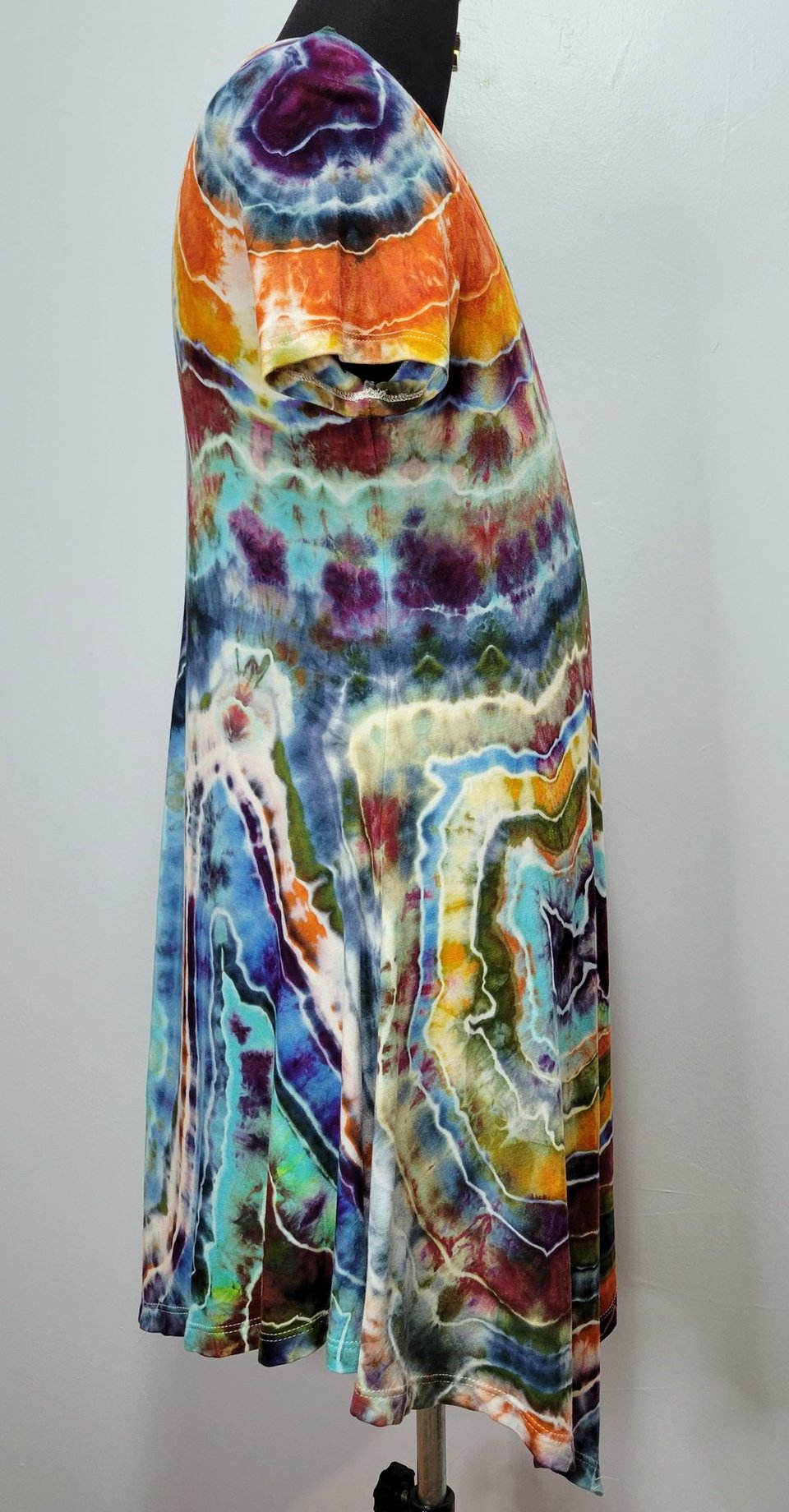 M/L Hanky Hem Tunic, Wild Geode