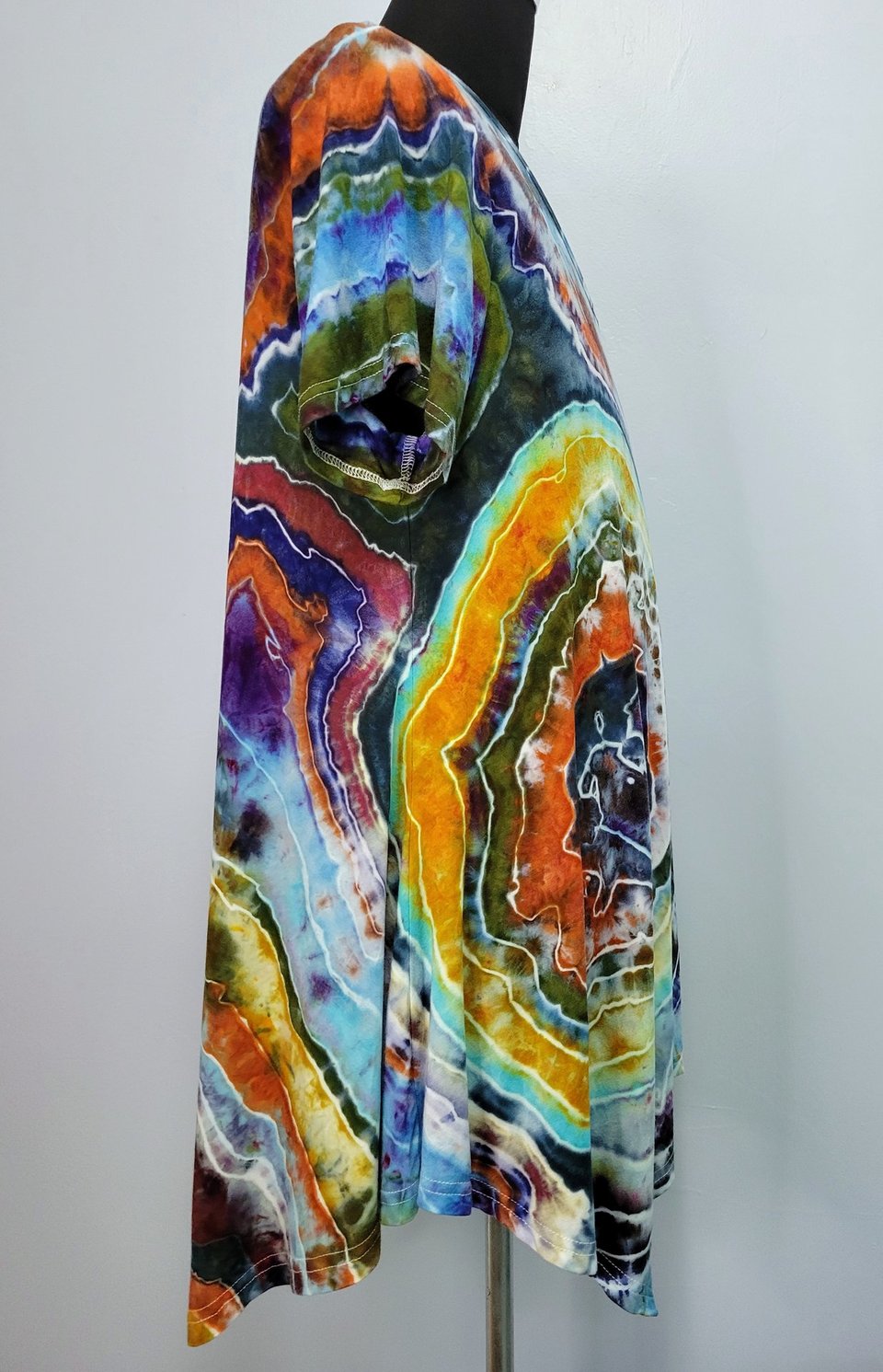 2X Hanky Hem Tunic, Wild Geode