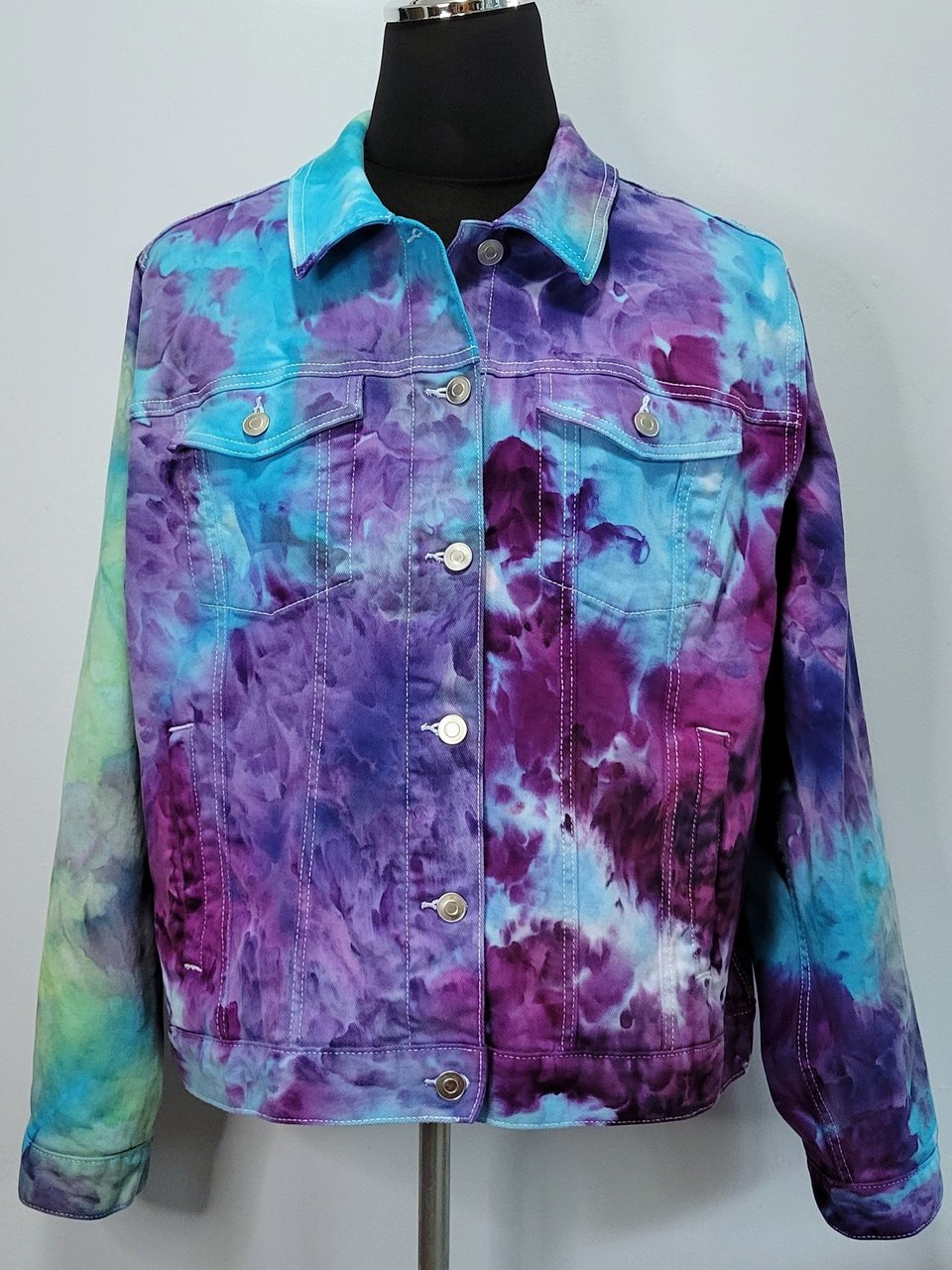 3XL Denim Jacket, Rhododendron