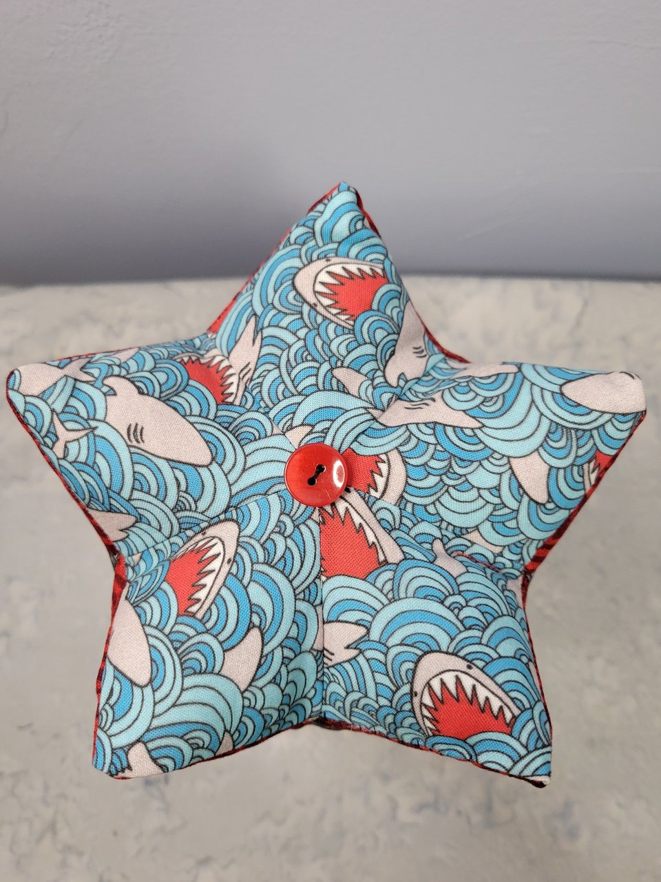 Pin Cushion, F'n Sharks!