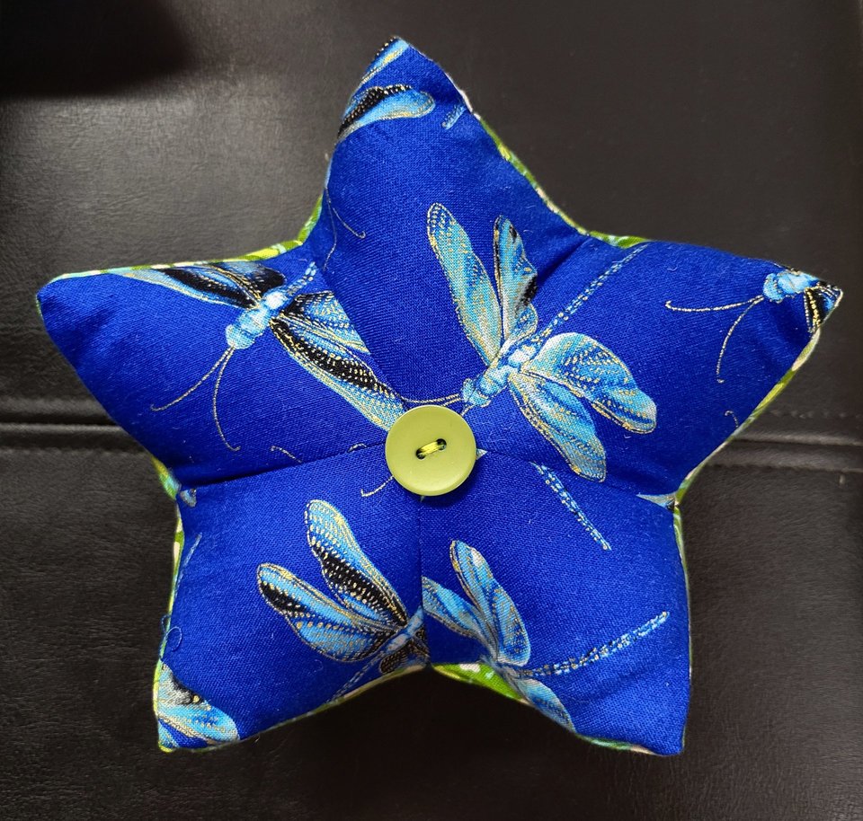 Pin Cushion, Blue Dragonflies