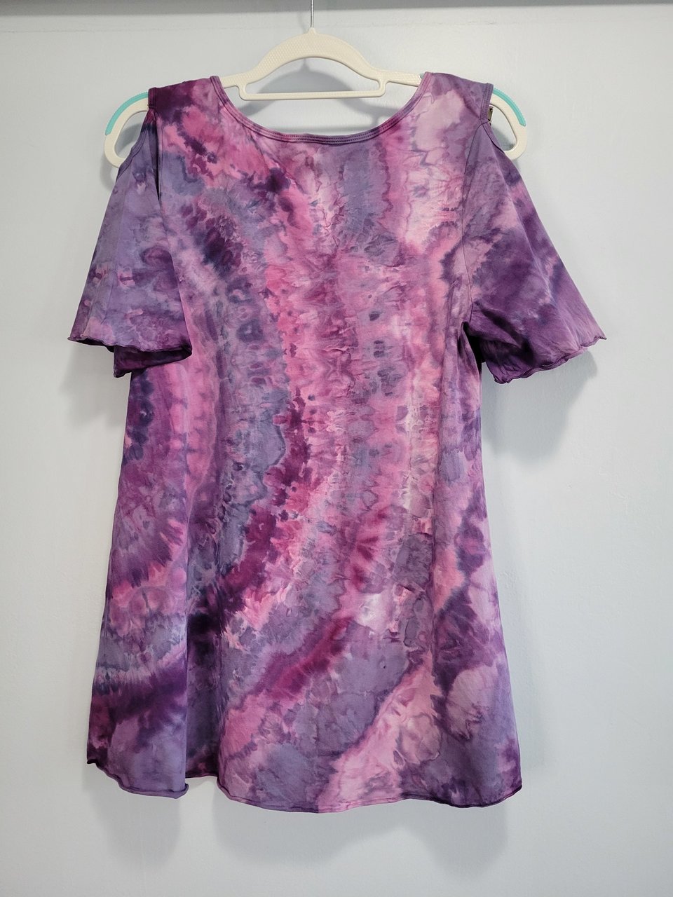 Small Cold Shoulder Shirt, Elderberry