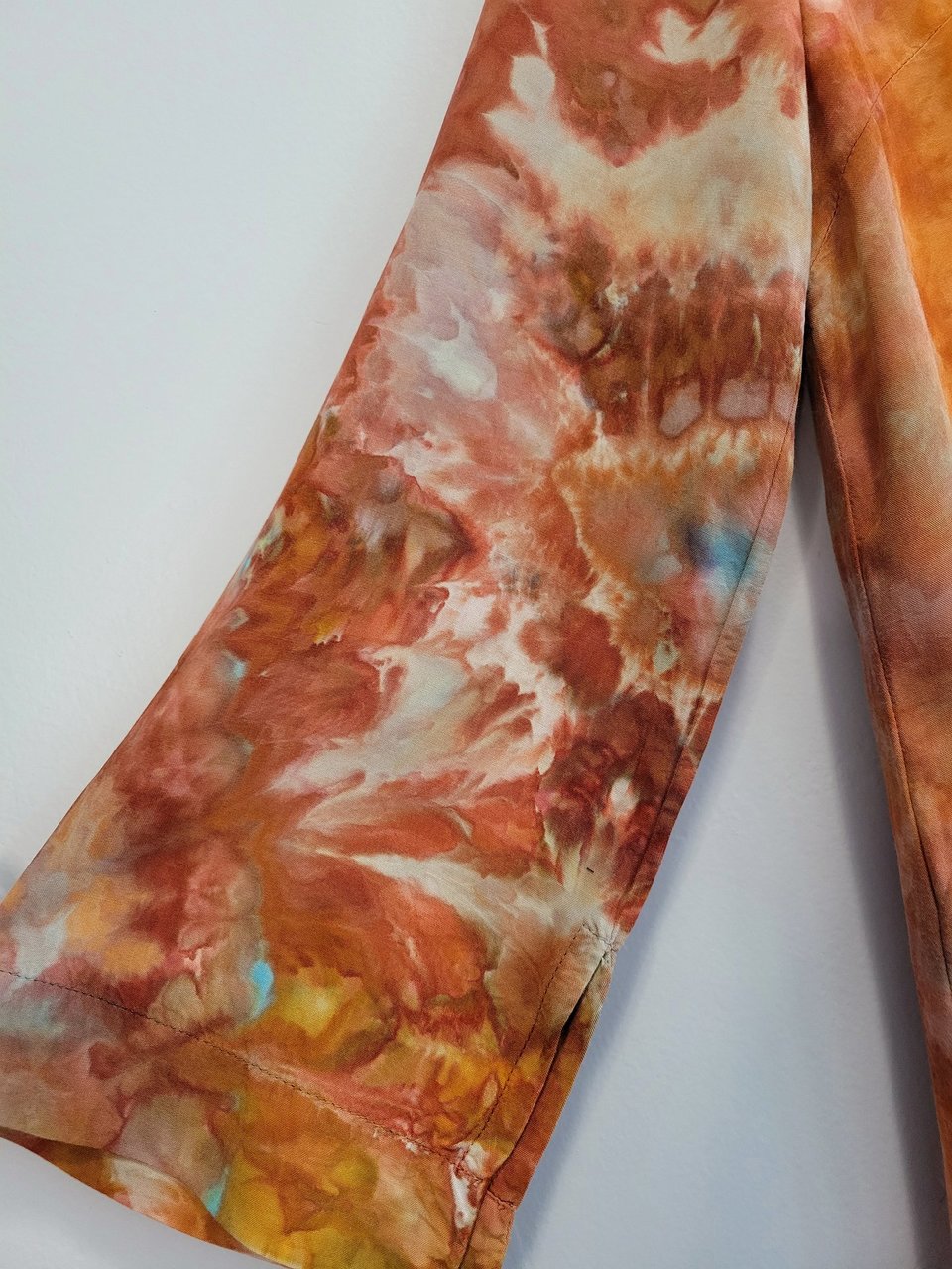 Large Rayon Tunic, Petrified Wood