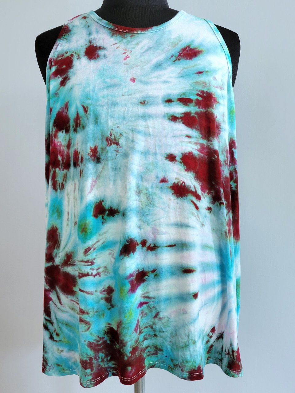 2X Luxe Rayon Swing Tank, Water Berry