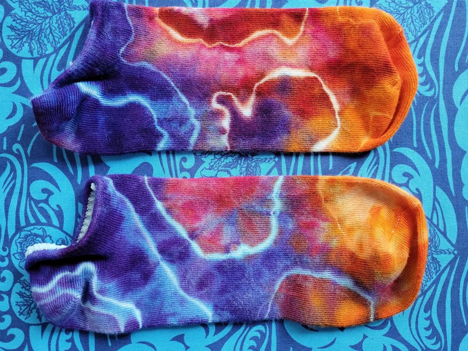 Footie Socks, Bamboo, Size 9-11, Temperature Gradient