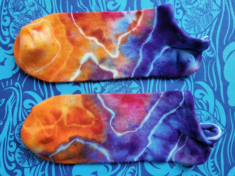 Footie Socks, Bamboo, Size 9-11, Temperature Gradient
